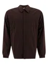 Gr10k Grid-pattern Shirt In Brown
