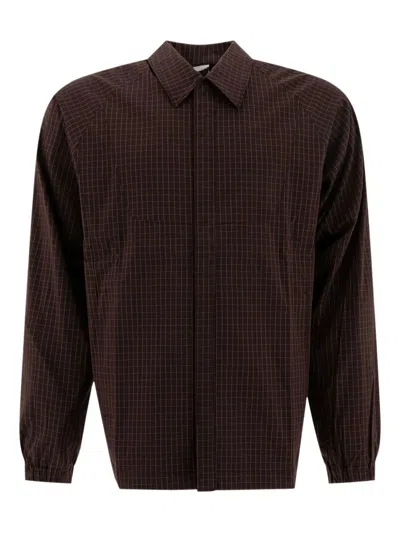 GR10K GRID-PATTERN SHIRT