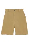 Gr10k Ibq® Storage Bermuda Shorts Men Beige  In Nylon