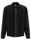 Gr10k Men's "ibq Zipped" Overshirt In Black