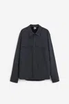 Gr10k Alpha Overshirt Jacket In Black