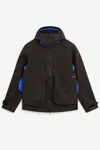 Gr10k Skeleton Shell Jacket In Brown
