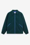 Gr10k Collar Reversible Jacket In Green
