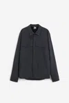 Gr10k Alpha Overshirt Jacket In Grey