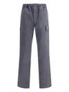 Gr10k Washed Ash Grey Cargo Pants With Utility Pockets In Gray