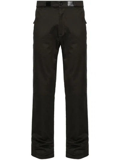 Gr10k Low Noise Pants Men Brown In Cotton In Black