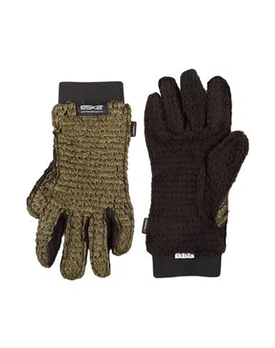 Gr10k Man Gloves Military Green Size 8 Polyester In Multi