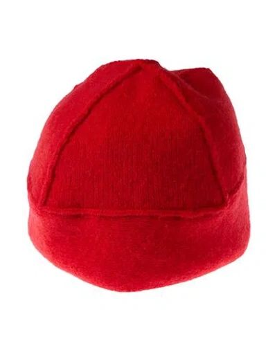 Gr10k Man Hat Red Size Onesize Wool In Burgundy