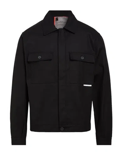 Gr10k Man Jacket Black Size M Cotton, Polyester