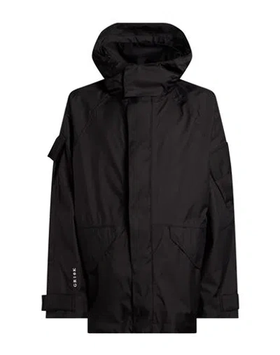 Gr10k Man Jacket Black Size M Polyester, Polyurethane