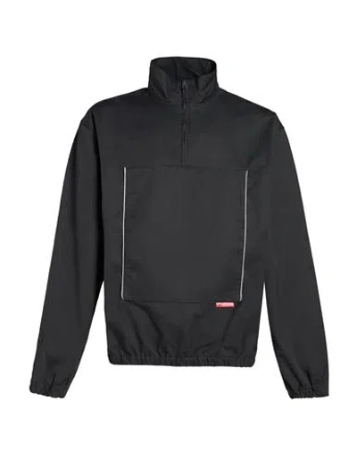 Gr10k Man Jacket Charcoal Size L Cotton, Polyester In Black