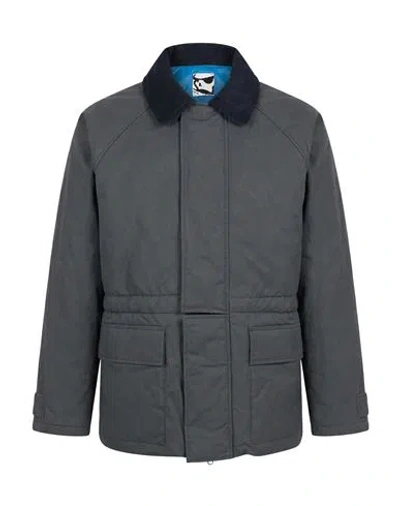 Gr10k Man Jacket Charcoal Size M Cotton In Gray