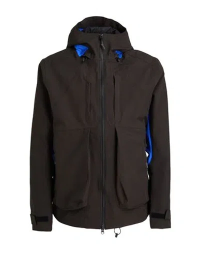 Gr10k Man Jacket Charcoal Size M Polyamide In Brown