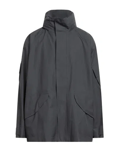 Gr10k Man Jacket Charcoal Size Xl Pes, Ptfe - Polytetrafluoroethylene In Gray