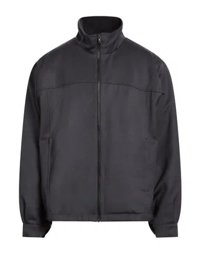 Gr10k Man Jacket Midnight Blue Size L Wool In Black
