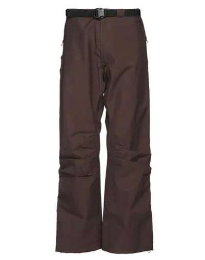 Gr10k Man Pants Dark Brown Size 34 Pes - Polyethersulfone, Polyurethane, Polyamide