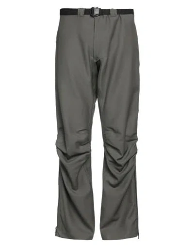 Gr10k Man Pants Military Green Size 34 Wool In Gray