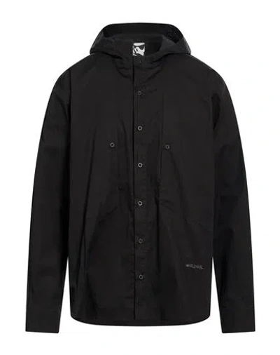 Gr10k Man Shirt Black Size S Cotton In Brown