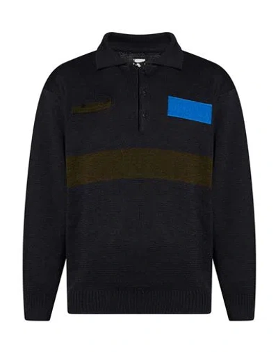 Gr10k Man Sweater Charcoal Size L Wool, Acrylic In Gray