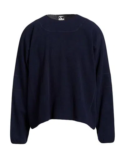 Gr10k Man Sweater Midnight Blue Size S Wool, Polyester, Polyamide, Elastane