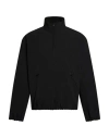 Gr10k Man Sweatshirt Charcoal Size L Polyamide, Polyester, Elastane In Black