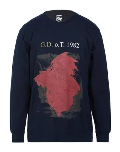 Gr10k Man T-shirt Midnight Blue Size Xl Cotton
