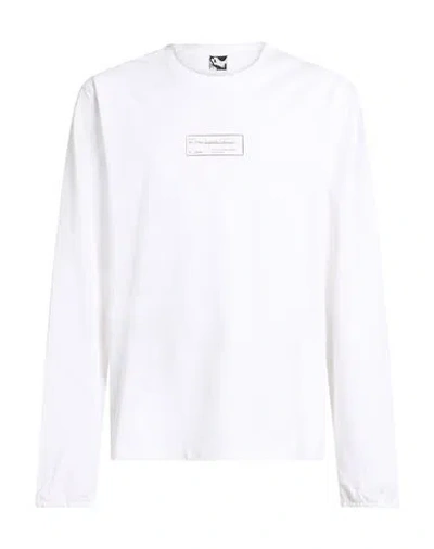 Gr10k Man T-shirt White Size L Cotton