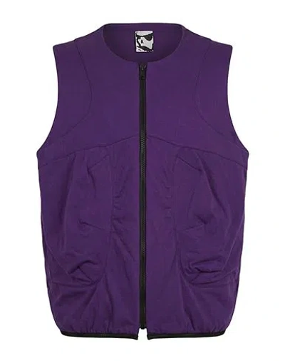 Gr10k Man Vest Purple Size M Cotton