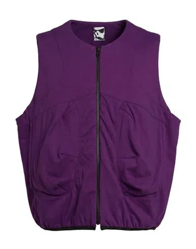 Gr10k Man Vest Purple Size Xl Cotton