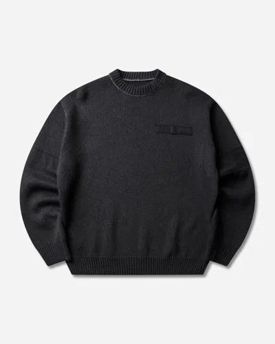 Gr10k Men S 30000 Replicated Crewneck Knit Charcoal In Black