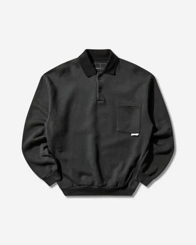 Gr10k Men S 30001 Replicated Polo Sweatshirt Phantom In Black