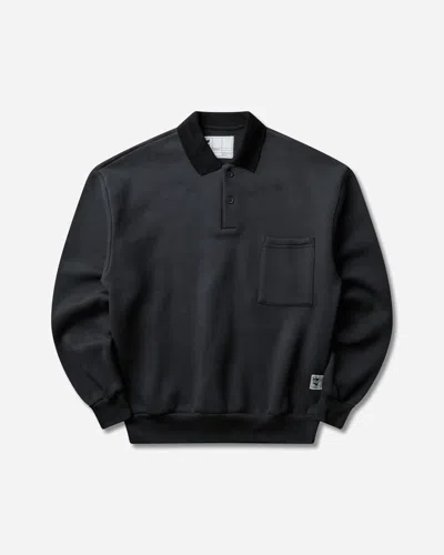 Gr10k Men S 30001 Replicated Polo Sweatshirt Phantom In Black