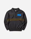 Gr10k Color Block Long Sleeve Polo Jacket In Gray