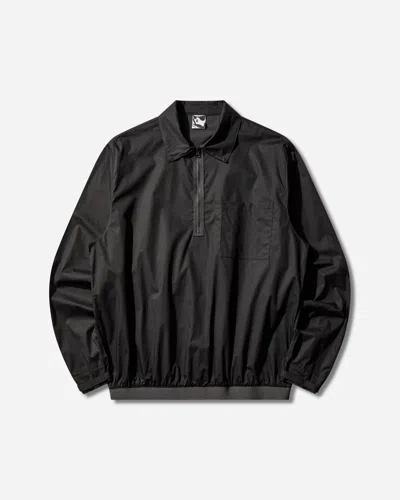 Gr10k Men S Tirreno Half Zip Shirt In Black