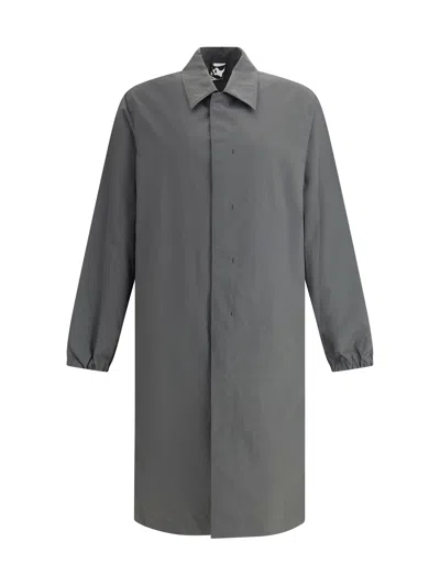 Gr10k Mono Dust Trench In Grey