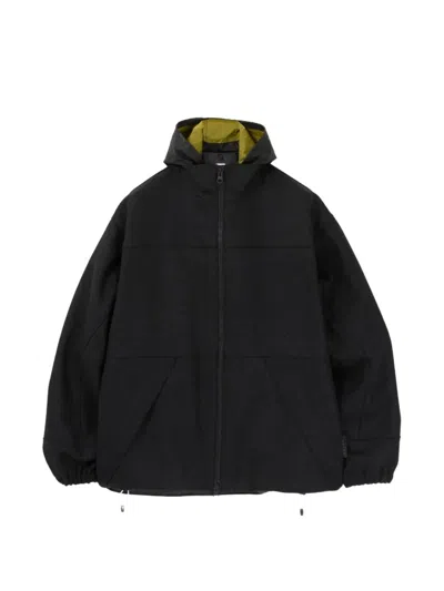 Gr10k Panno Hooded Jacket In Black