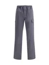 Gr10k Washed Ash Grey Cargo Pants With Utility Pockets In Gray