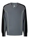 Gr10k Piping V-neck In Grey