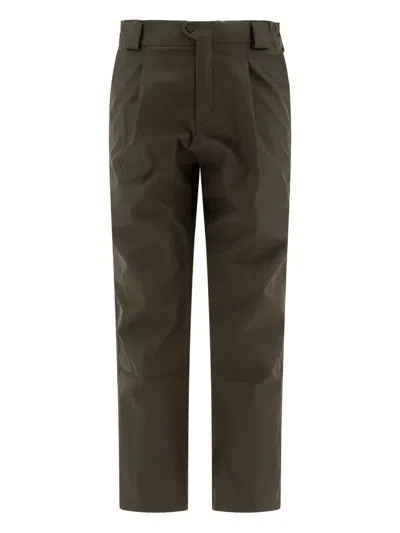 GR10K PLEATED-FRONT TROUSERS