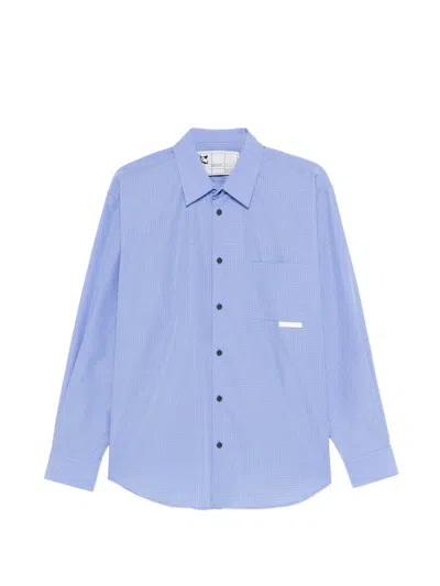 Gr10k Pocket Check Shirt In Blue