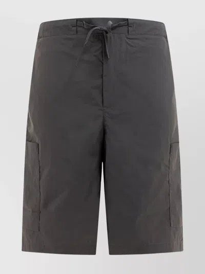 Gr10k Pocketed Elastic Waistband Shorts In Grey
