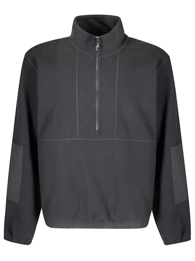 Gr10k Polartec Half Zip Fleece In Black