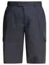 Gr10k Cargo Shorts With Back And Side Pockets In Blue