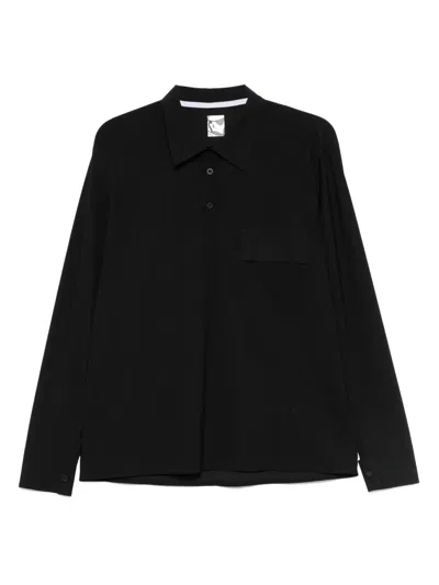 Gr10k Render Ultrasound Polo Shirt In Schwarz