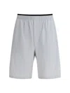 Gr10k Render Ultrasound Elasticated-waistband Shorts In Pale Grey