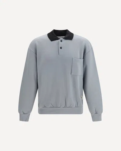 Gr10k Replicated 30001 Sweatshirt Polo In Gray