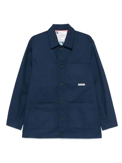 Gr10k Replicated Shirt Jacket In Blue