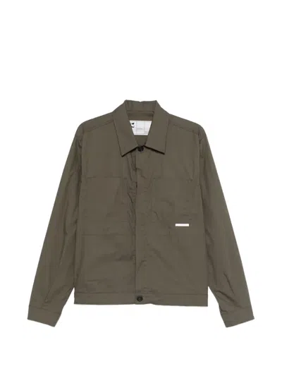 Gr10k Replicated Shirt Jacket In Green