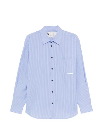 Gr10k Replicated Striped Shirt In Blue