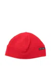 Gr10k Ribbed Wool Beanie In Red